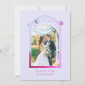 Mystisches Glück für immer nach Hochzeit Einladung (Vorderseite)