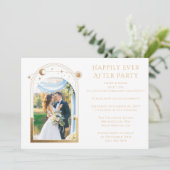 Mystisches Glück für immer nach Hochzeit Einladung (Stehend Vorderseite)