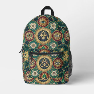 Mystisches heiliges Design - spirituelles Mandala- Bedruckter Rucksack