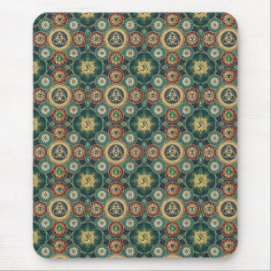 Mystisches heiliges Design - spirituelles Mandala- Mousepad