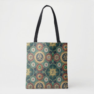 Mystisches heiliges Design - spirituelles Mandala- Tasche