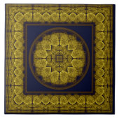 Mystisches helles Fraktal Fliese (Vorderseite)