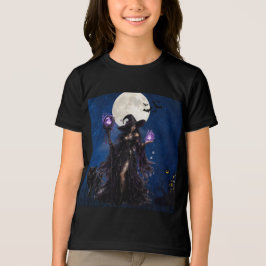 Mystisches Hexen-Halloween-Mond-T-Shirt Tri-Blend Shirt