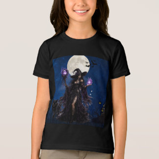 Mystisches Hexen-Halloween-Mond-T-Shirt Tri-Blend Shirt