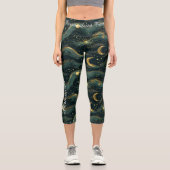 Mystisches Himmelsbild Capri Leggings (Vorderseite)
