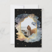 Mystisches HimmelsFoto Save the Date Einladung (Rückseite)