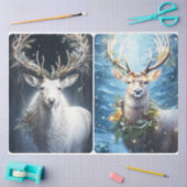 Mystisches Hirsch Seidenpapier (Basteln)