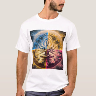 Mystisches kosmische Gottheits-Mandala-T-Shirt | P T-Shirt