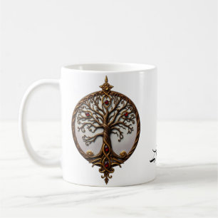 Mystisches Leben des Baumes Kaffeetasse