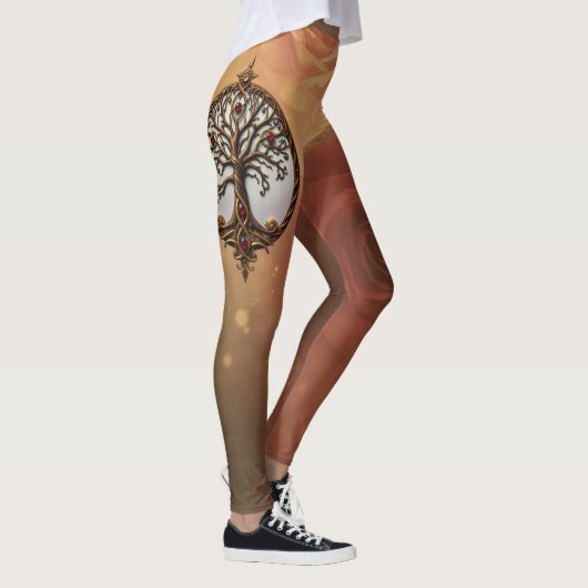 Mystisches Leben des Baumes Leggings (Rechts)