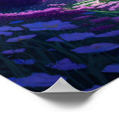 Mystisches Licht, Blick von oben Poster (Ecke)