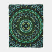 Mystisches Mandala Fleecedecke (Vorderseite)