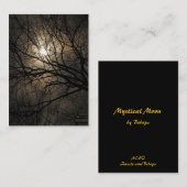 Mystisches Mond ATC Visitenkarte (Vorne/Hinten)