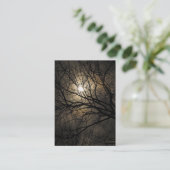 Mystisches Mond ATC Visitenkarte (Stehend Vorderseite)