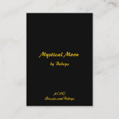 Mystisches Mond ATC Visitenkarte (Rückseite)