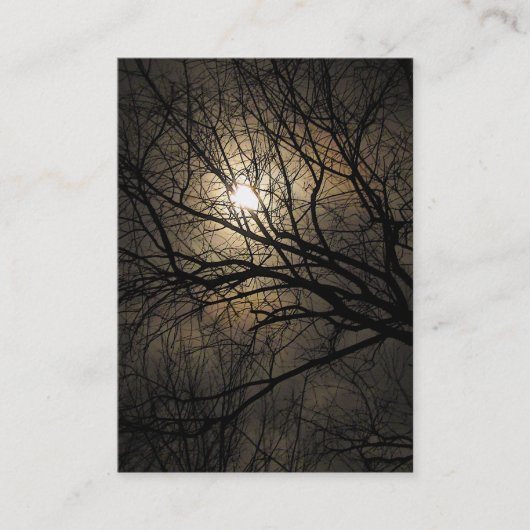 Mystisches Mond ATC Visitenkarte (Vorderseite)