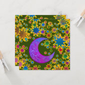 Mystisches Mondwachstum Karte (Vorderseite/Rückseite Beispiel)