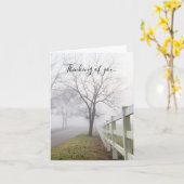 Mystisches Morgendenken Karte (Gelbe Blume)