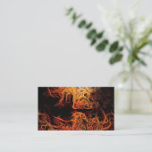 Mystisches Muster Visitenkarte (Stehend Vorderseite)