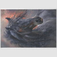 Mystisches Pferd-Dekoupage