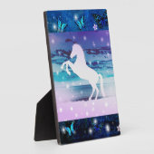 Mystisches Pferd Fotoplatte (Seite)