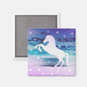 Mystisches Pferd Magnet (Vorderseite/Rückseite)