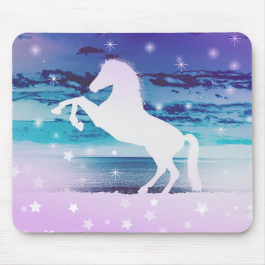 Mystisches Pferd Mousepad (Vorne)