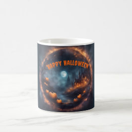 Mystisches Portal nach Halloween City Kaffeetasse