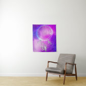 Mystisches Rosa und Blau Embossed Dream Catcher Wandteppich (Beispiel)