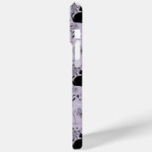 Mystisches Schwarzes Katzen- und Schmetterlingsmus Case-Mate iPhone Hülle (Rückseite / Links)