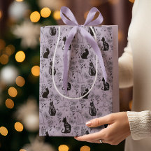 Mystisches Schwarzes Katzen- und Schmetterlingsmus