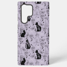 Mystisches Schwarzes Katzen- und Schmetterlingsmus