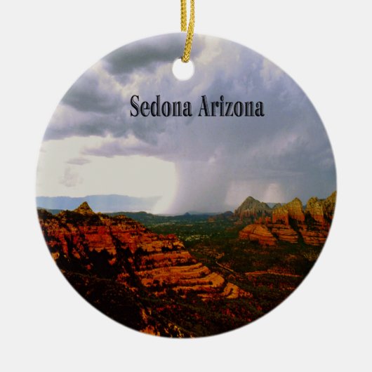 Mystisches Sedona Arizona Keramikornament (Vorne)