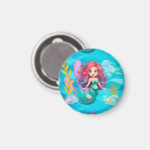 Mystisches Sirenendesign Magnet (Vorderseite/Rückseite)