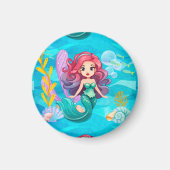 Mystisches Sirenendesign Magnet (Vorne)