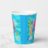 mystisches Sirenendesign Pappbecher (Rechts)