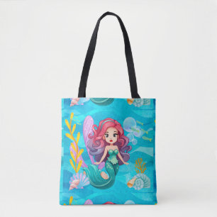 mystisches Sirenendesign Tasche