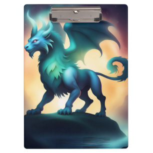 mystisches Tier Klemmbrett