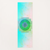 Mystisches verzaubertes Yantra-Symbol Yogamatte (Vorderseite)