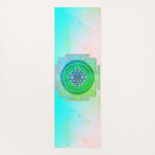 Mystisches verzaubertes Yantra-Symbol Yogamatte (Rückseite)