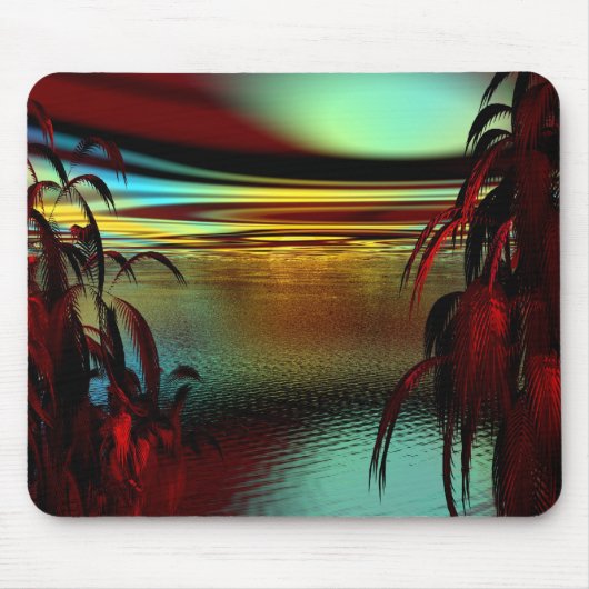 Mystisches Wasser Mousepad (Vorne)