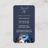 Mystisches Yin Yang, spirituell ganzheitlich Visitenkarte (Rückseite)