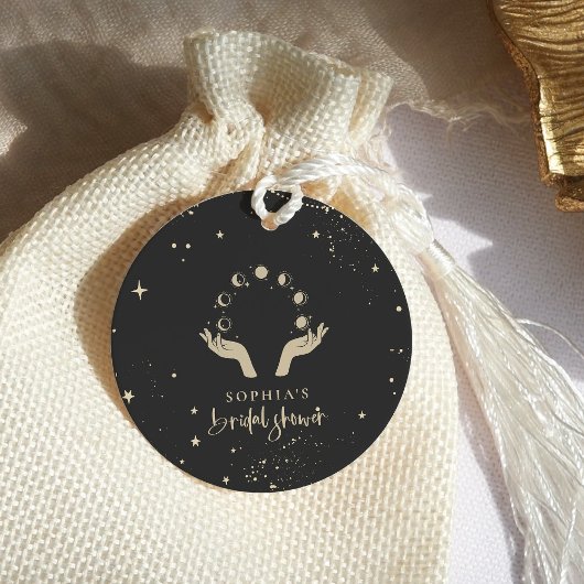 Mystisches Zodiac Tarot Card Celestial Brautparty Geschenkanhänger