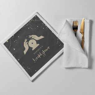 Mystisches Zodiac Tarot Card Celestial Brautparty Serviette