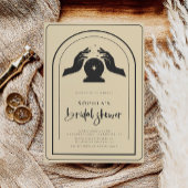 Mystisches Zodiac-Tarot Celestial-Brautparty Einladung