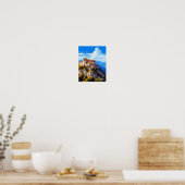 Mystras Greece Vintage-Reisebeispiele Poster (Küche)