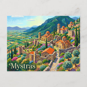 Mystras Griechenland Postkarte
