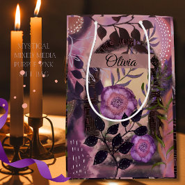 Mysxed Media Floral Archway Lila rosa Mittlere Geschenktüte