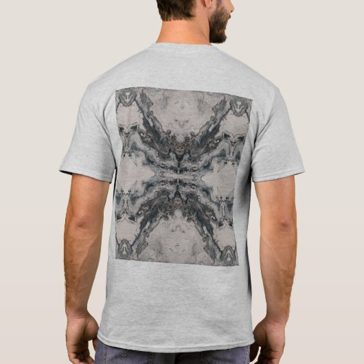 Myth Born of Stone – Symmetric Darkscape T-Shirt (Rückseite)