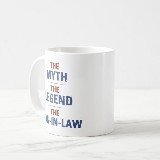Myth Legend Son-in-Law Kaffeetasse (Vorderseite Links)